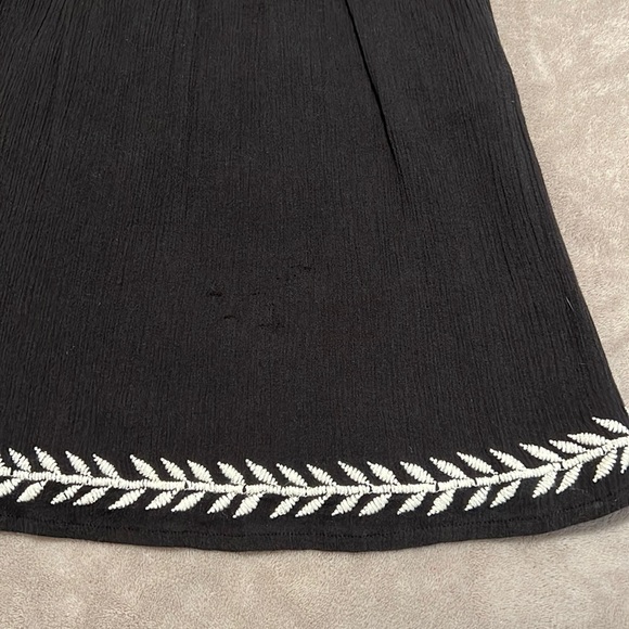 Lucky Brand Black Sleeveless Embroidered Dress - Picture 14 of 16